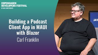 Building a Podcast Client App in MAUI with Blazor - Carl Franklin - Copenhagen DevFest 2023 screenshot 5