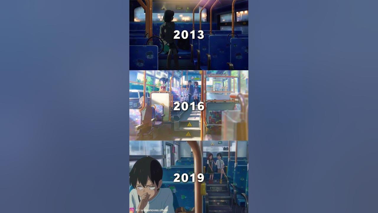 Your Name  VS  Weathering  With You  VS  Garden of words Comparison #anime