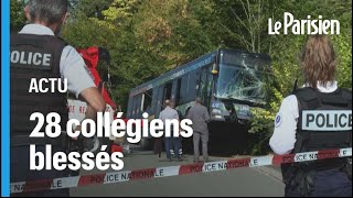 28 collégiens blessés dans l'accident d'un car scolaire en Mayenne