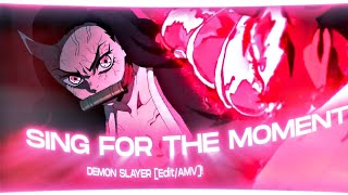 Demon Slayer 'Tanjiro' 'Nezuko' - Sing For The Moment [edit/AMV]