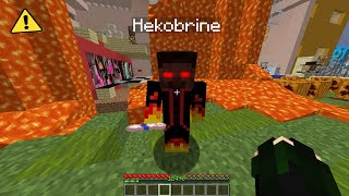 Herobrine's brother came to our house! - Minecraft