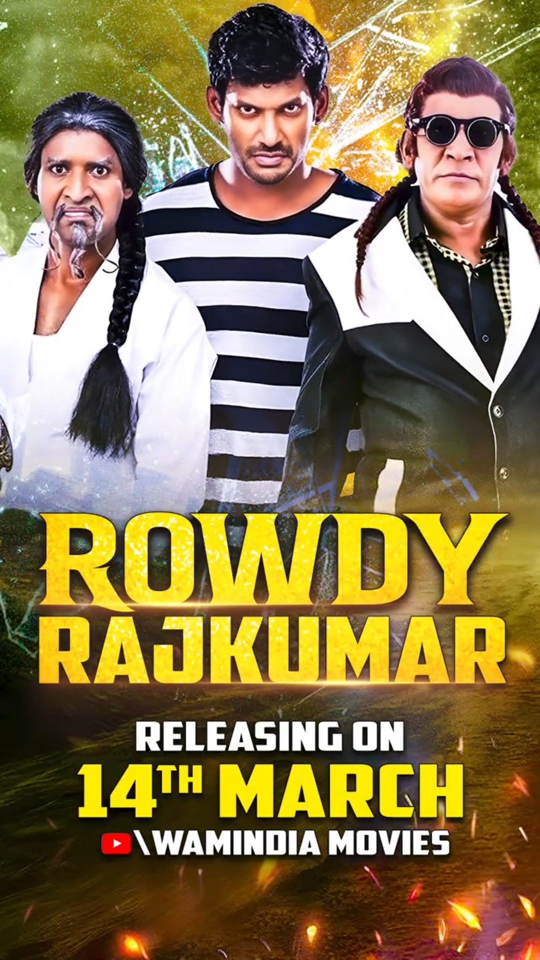 Rowdy Rajkumar | Vishal, Tamannah Bhatia | Releasing On 14th March, 8 PM On @WAMIndiaMovies