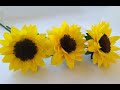 ⚫DIY ПОДСОЛНУХИ из бумаги.SUNFLOWS made of paper. Paper flowers quickly and easily