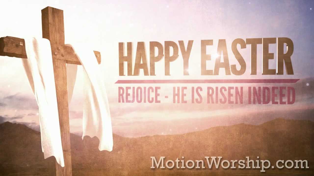 Cross Fabric Happy Easter HD Loop by Motion Worship - YouTube