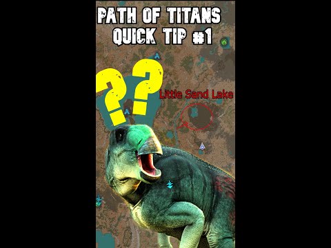 Path of Titans - Quick tip #1 - Little Sand Lake Questing - Finding those impossible Mushrooms !