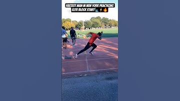 Fastest Man in New York Practicing Elite Block Start Slow-Mo (60FPS/4K HD QUALITY)!!!! #teamfast