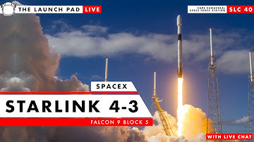 REPLAY!  SpaceX Starlink + Blacksky Launch