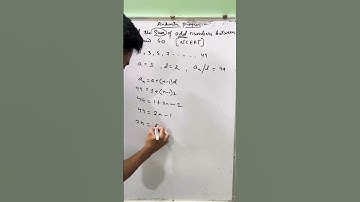 How to find sum of odd numbers between 0 and 50 ( AP class10 )#arithmeticprogression  #10boardexam
