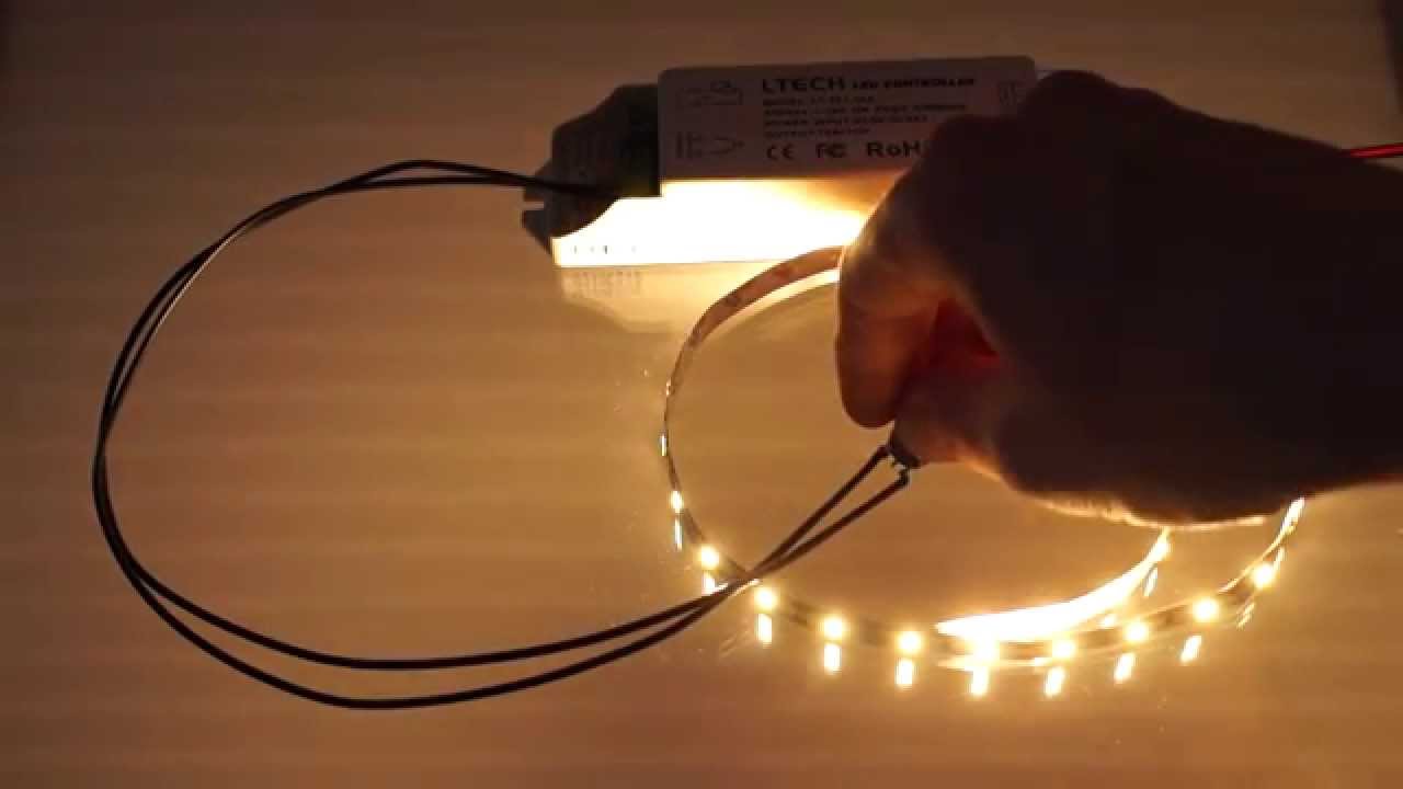 Lysdæmper med trykstyring