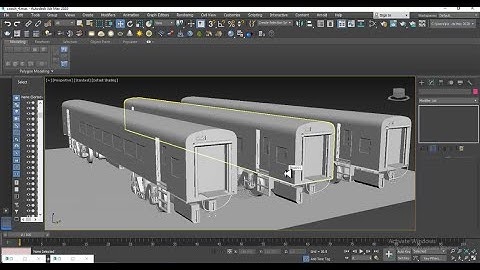 3Dsmax Tutorials, Learn 3D Modeling & Texturing a LHB Rajdhani Coach from Scratch in 3dsmax  Part 7