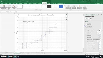 Modifier un graphique avec Excel 2016 en chimie ou physique en 5e secondaire