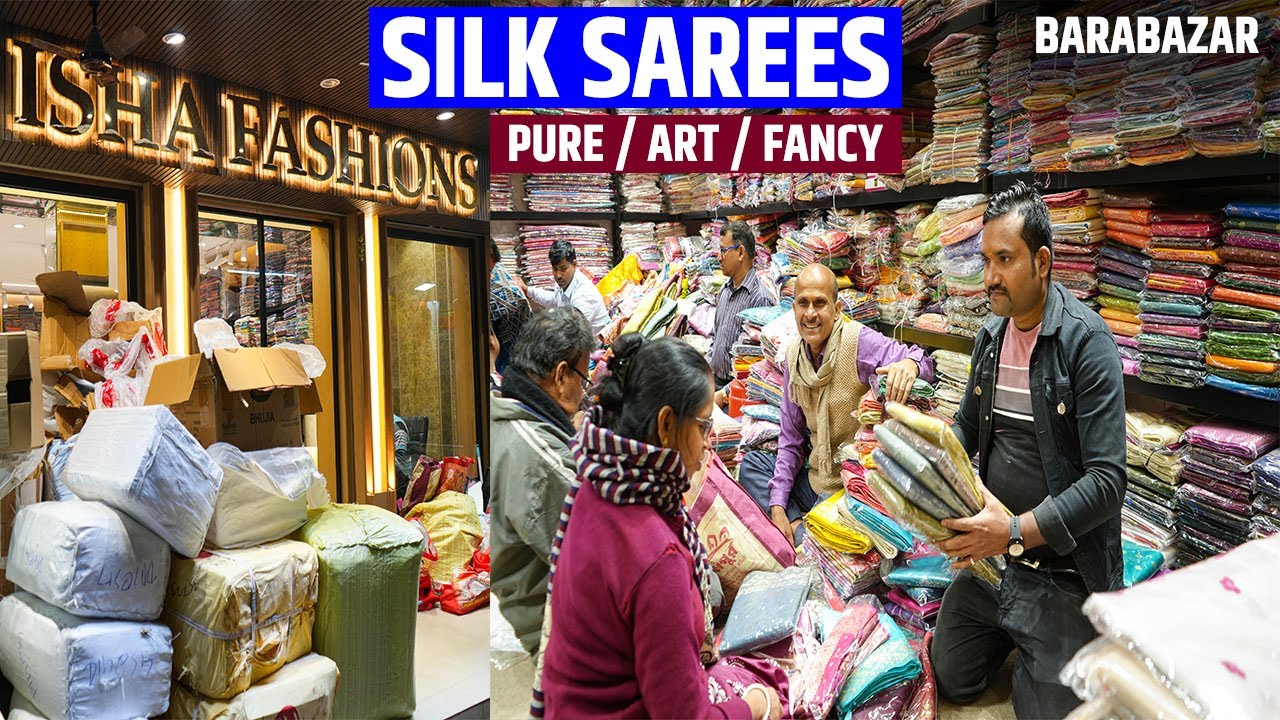 Silk Sarees ( Pure / Art / Fancy ) & Cotton Saree Wholesaler in Barabazar, Kolkata