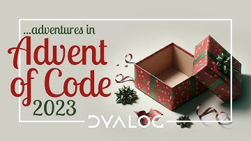 Adventures in Advent of Code 2023 Dyalog APL Live Stream #adventofcode #dyalog #apl #programming