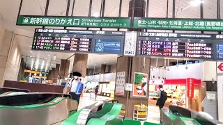 《乗り換え》上野駅、JR京浜東北線から新幹線へ(公園口通路経由)。 Ueno