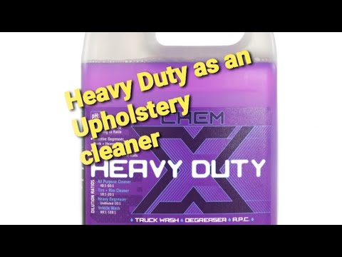 Chem-X HeavyDuty as upholstery cleaner 