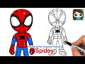 How to draw spiderman from spidey and his amazing friends