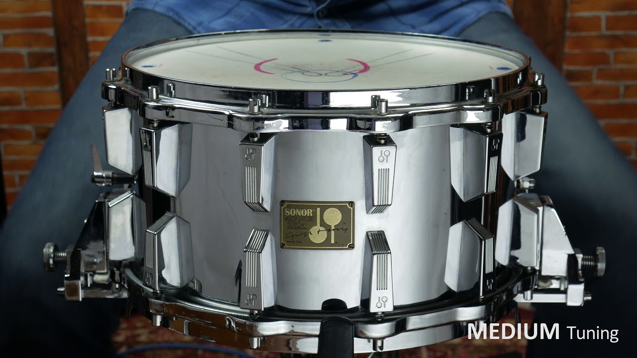 ▶️ Sonor - 14"X8" FERROMANGANESE Snare (Horst Link Signature). - YouTube