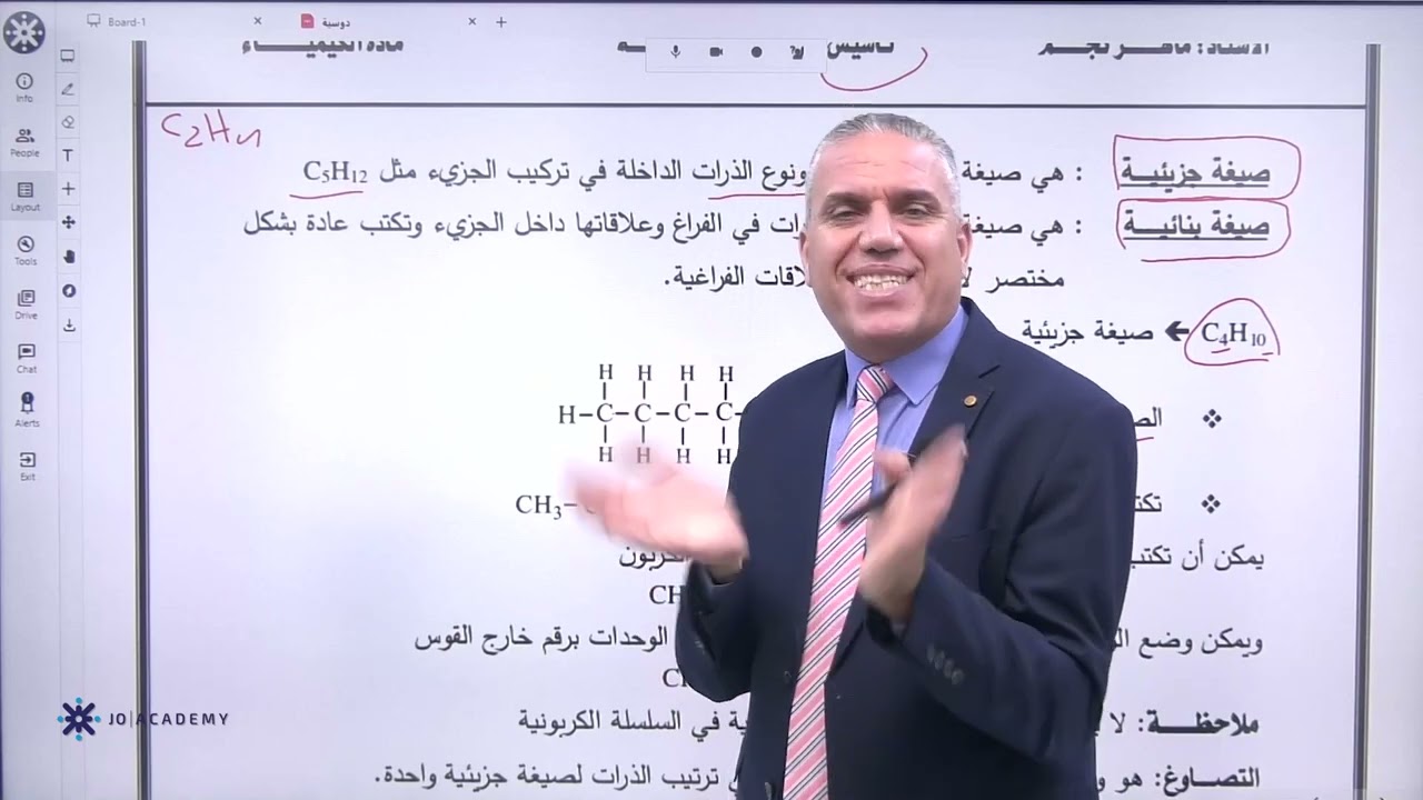تأسيس عضوية 1 توجيهي 2006 الكيمياء الأستاذ ماهر نجم
