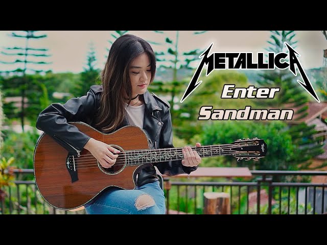 (Metallica) Enter Sandman - Fingerstyle Guitar Cover | Josephine Alexandra class=