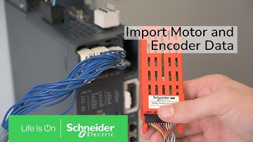 How to Import Motor and Encoder Data to the Safety Configuration | Schneider Electric Support