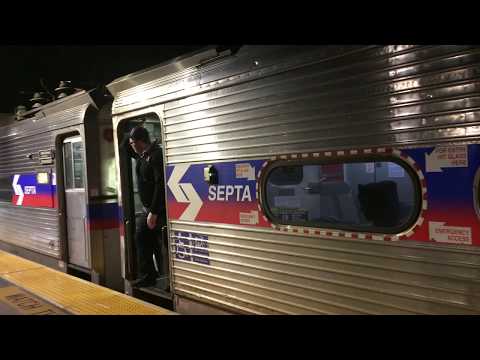 Play video: Bright Septa train departing Yardley station!