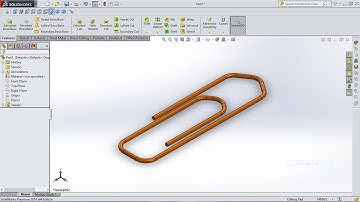 SolidWorks Tutorial Paper Clip