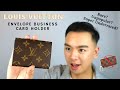 Just got the Envelope Business Card Holder, my first LV piece! Is this  stitching quality considered normal? : r/Louisvuitton