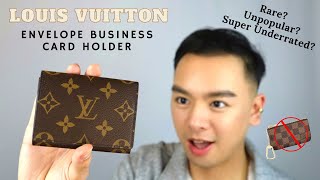 THE ONLY SLG WE NEVER HEAR ABOUT! Envelope Business Card Holder Louis  Vuitton Monogram Review 