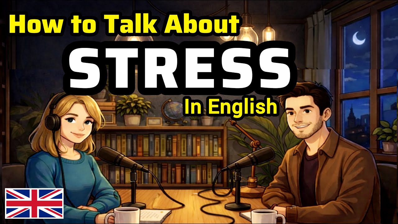 Как говорить о стрессе на английском языке | Реальные повседневные разговоры на английском (медле...