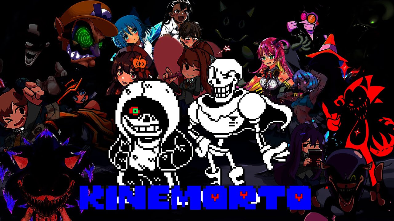 FNF Kinemorto but Every Turn a Different Character Sings (Fnf Kinemorto but Everyone Sings it)