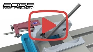 CNC setup - Install soft jaws on cnc milling machine vise with Soft Jaw Locator by Edge Technology screenshot 2