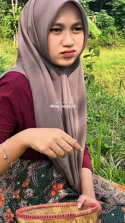 indahnya suasana pedesaan bersama gadis desa