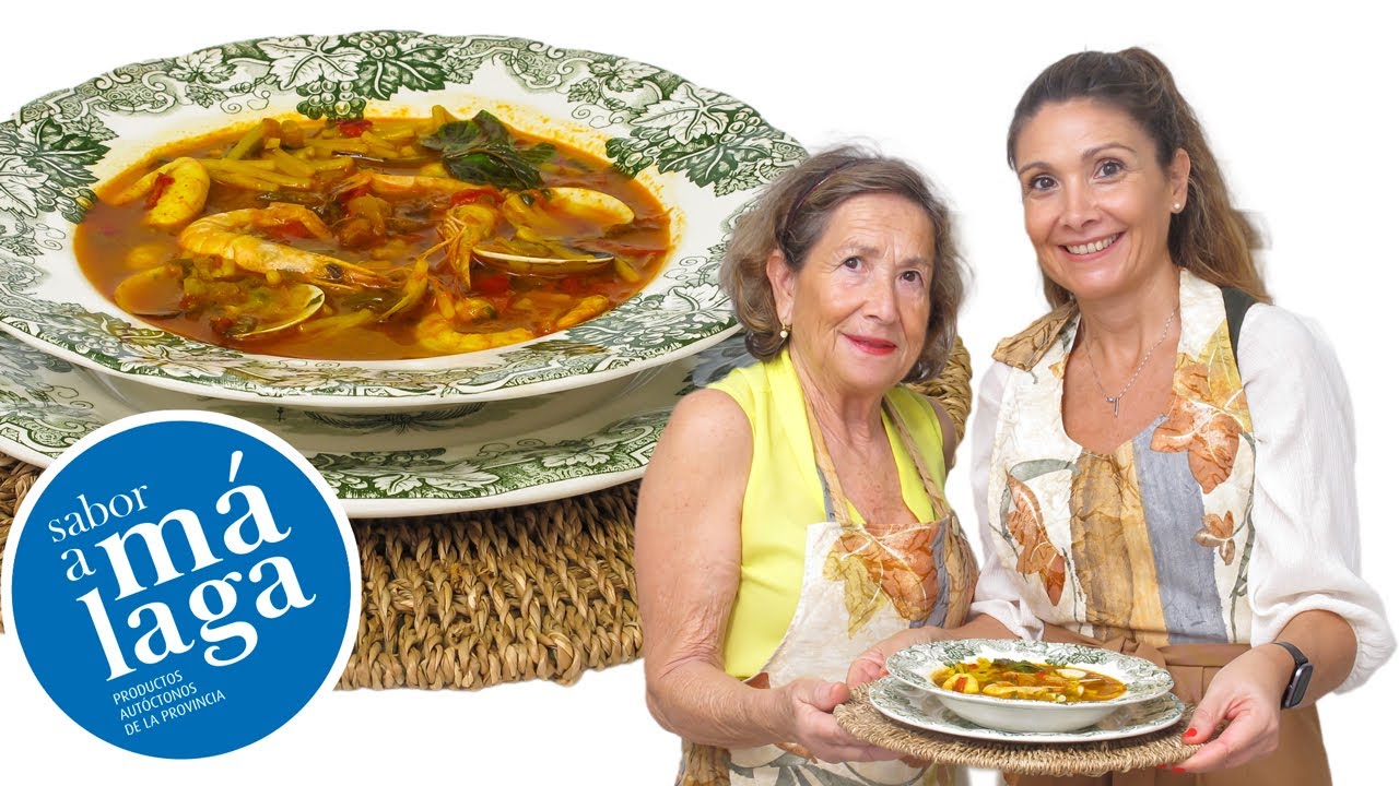 Cazuela de Fideos y pescado Malagueña🐟🦐/Cocina tradicional/Cocinando con mi madre❤️-Sabor a Málaga