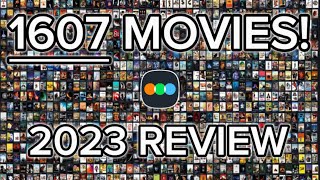 I watched 1607 Movies in 2023! 🎬 (Stats)