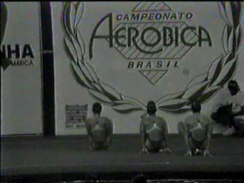 Campeonato Aerobica Brasil 92 Trio Ericka,Adriana,...