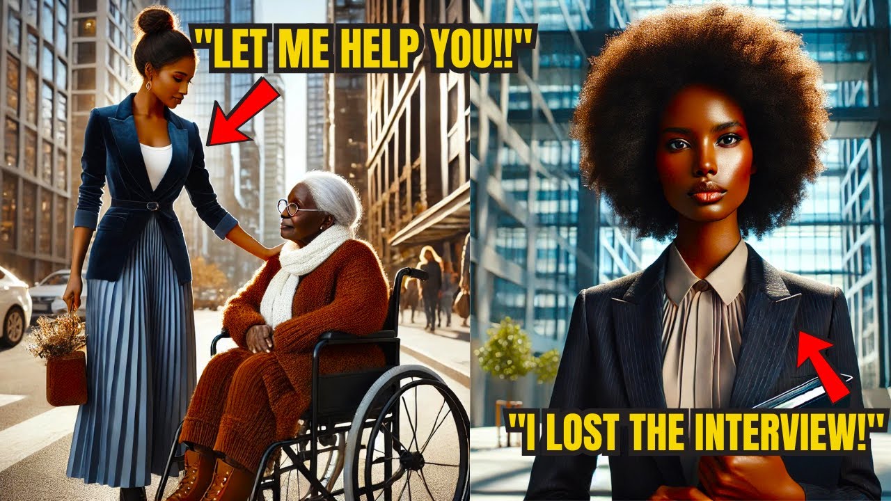 Poor Lady Lost the Interview For Helping a Woman in a Wheelchair,She Wanted Her for Millionaire Son