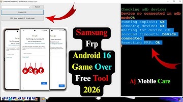 Samsung Android 16 Frp Unlock Tool, Samsung android 16 Frp, Samsung Android 16 Frp Free tool 