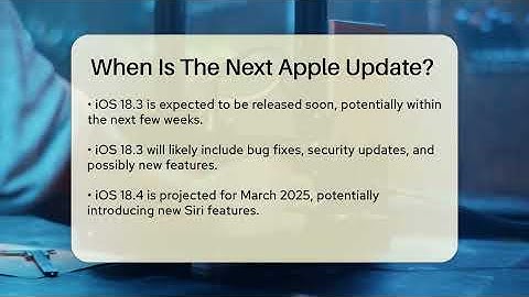 When Is The Next Apple Update? - Talking Tech Trends