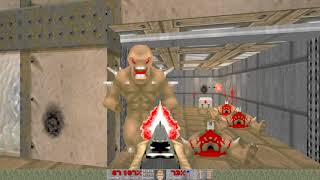 Ultimate DooD (Doom Mod) E1M10: SeweweS = Sewers (100%)