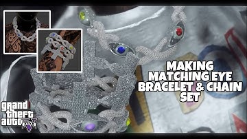 Making Matching Eye Bracelet & Chain Set In GTA 5 RP (FiveM) | Blender GTA 3D Modeling