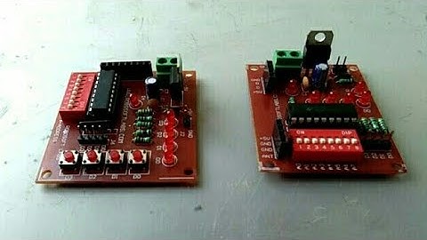 Rf radio frequency encoder decoder board