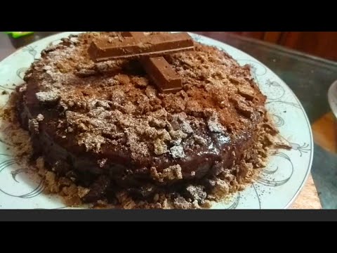 home-made-egg-less-chocolate-cake-recipe-(without-using-microwave-oven)