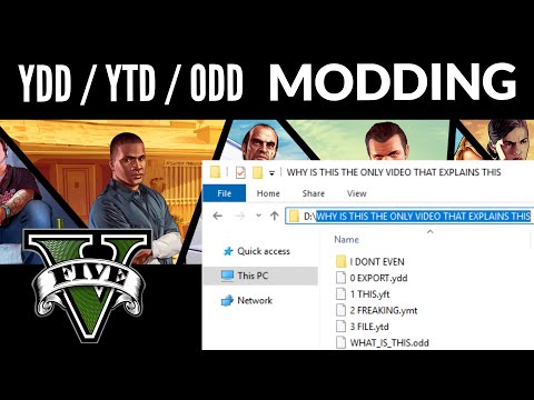 How to Export GTA V YDD/YTD/ODD 3D Models/Meshes & Textures from Grand Theft Auto 5 Mods to Blender