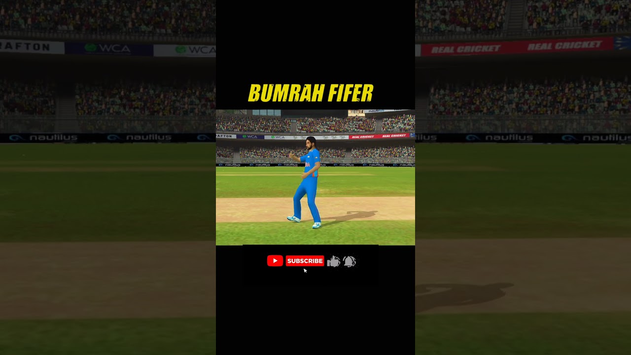 JASPRIT BUMRAH💥 FIFER WICKET HAUL REAL CRICKET 24 IND VS ENG 