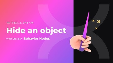 StellarX Tutorial - Hide an object