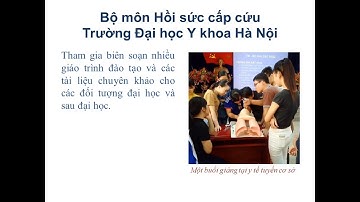 Video giới thiệu bộ môn hồi sức cấp cứu