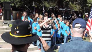 "Taps" -- Veterans Day Ceremony 2013