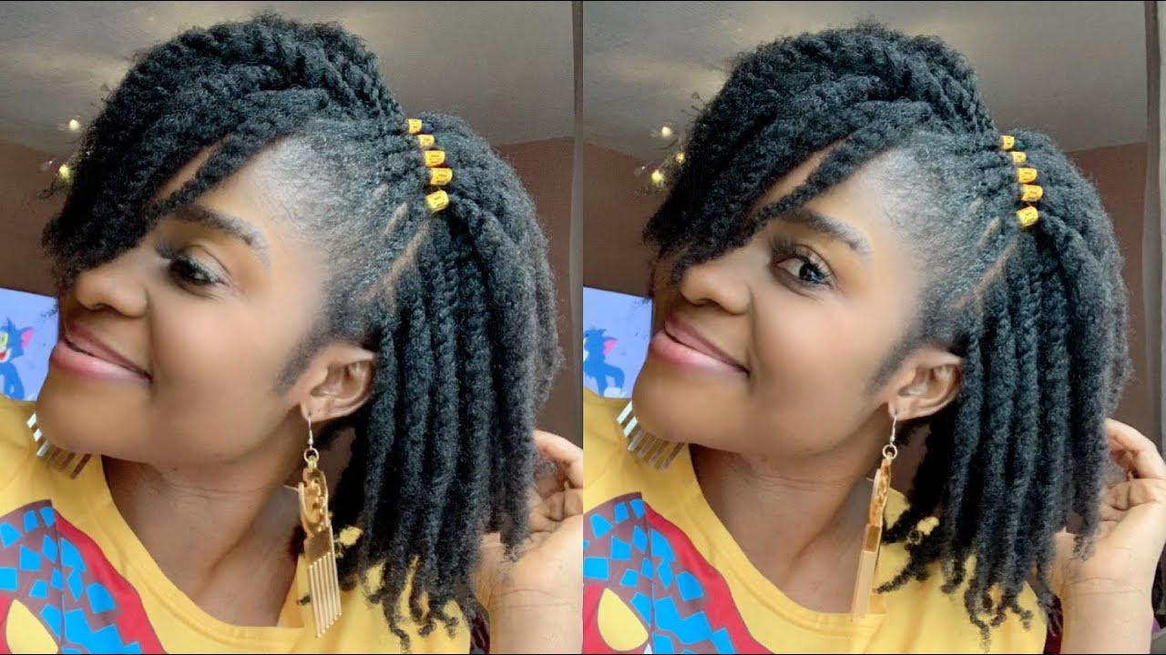 Mini Twist On Natural 4c Hair Winter Protective Style Kakra
