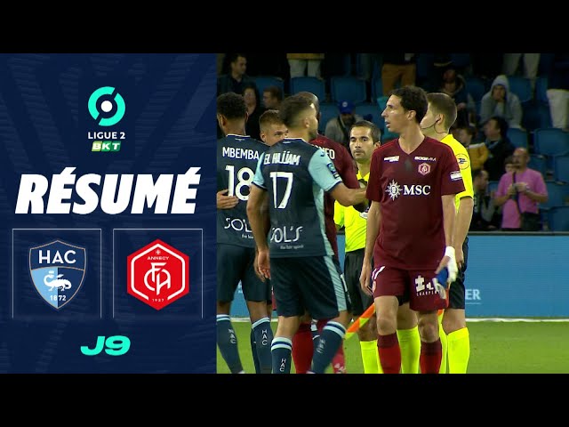 HAVRE AC - FC ANNECY (2 - 0) - Résumé - (HAC - FCA) / 2022-2023