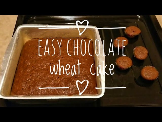 Chocolate wheat cake and cupcakes in Morphy Richards OTG | Home made |Healthy cake for kids |